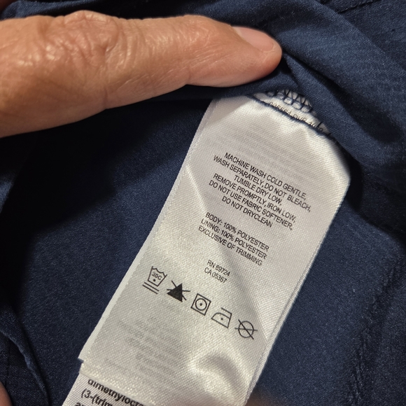 Columbia Shirt Navy Mesh-Lined Omni-Shade Shirt Jacket Button Down Woman's XL - Picture 8 of 11